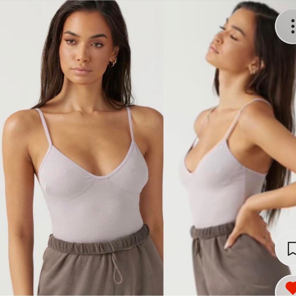 Joah brown lilac top